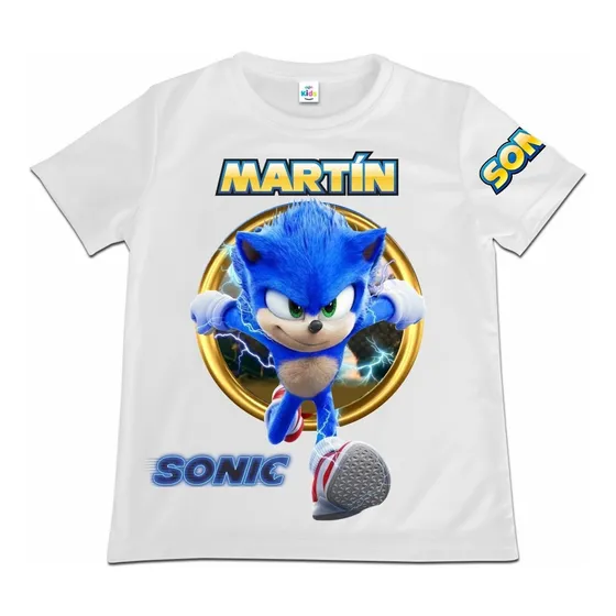 Franela Camisa Niño Niña Sonic Poliester