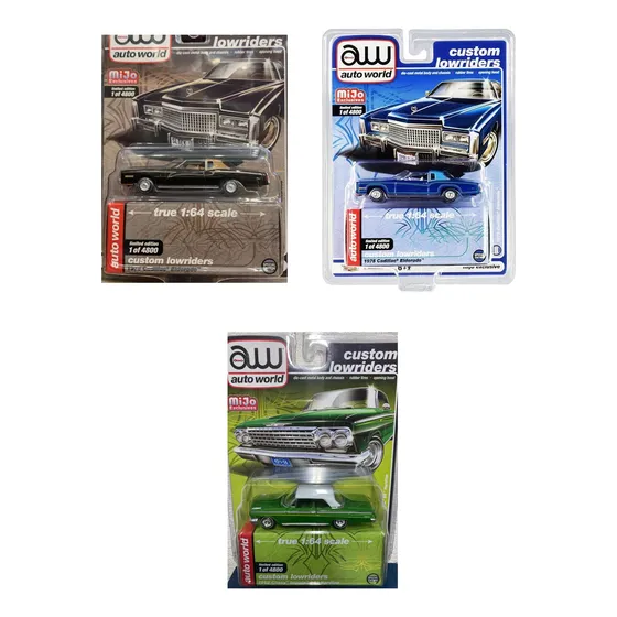Autoworld Escala 1:64 Paquete De Lowriders