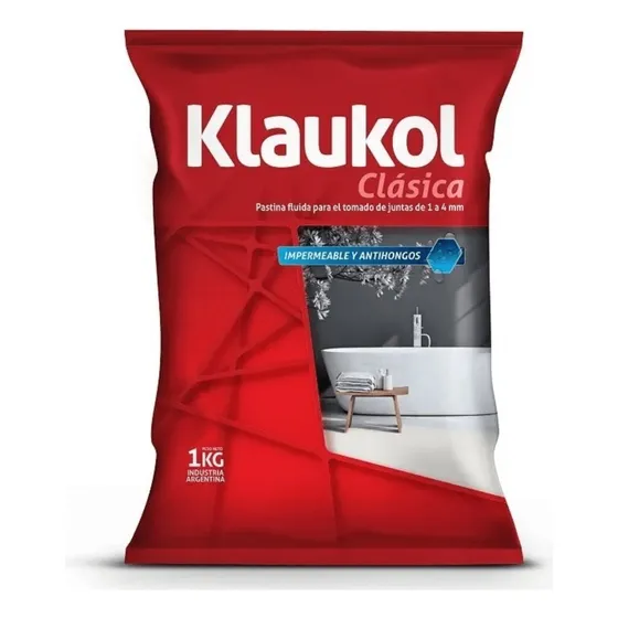 Pastina Clasica Impermeable 1kg Klaukol Colores - Deacero
