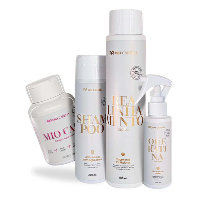 Kit Progressiva Orgânica (sem Formol) + Mio Caps De Mio Capelli 4u Kit Progressiva Orgânica (sem Formol) + Mio Caps De Mio Capelli 4u