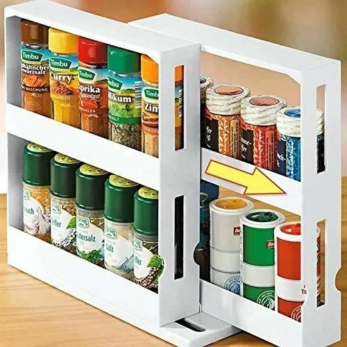 Organizador Especia Cocina 2 Nivele Multifuncion Estante