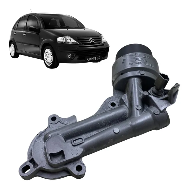Suporte Filtro Oleo Citroen C3 1.4 2007 2013 Usado Original