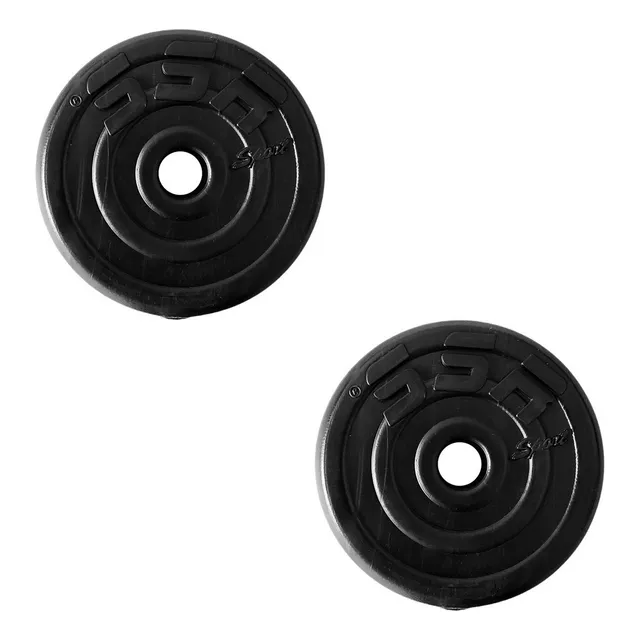 Kit De 2 Discos Para Barra / Mancuernas 2 Kg Cada Uno Pesas