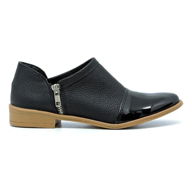 Zapatos Mujer Mocasin Chatitas Las Brujitas Cuero Sintético