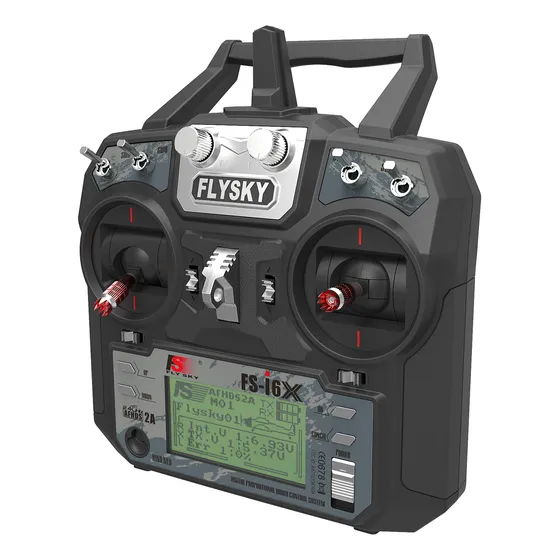 Rádio Flysky Fs-i6x 2.4ghz 6/10 Canais Com Receptor Fs-ia6b