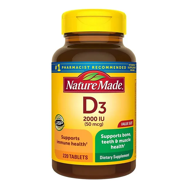 Vitamina D3 Nature Made 2000 Iu Sabor Neutro