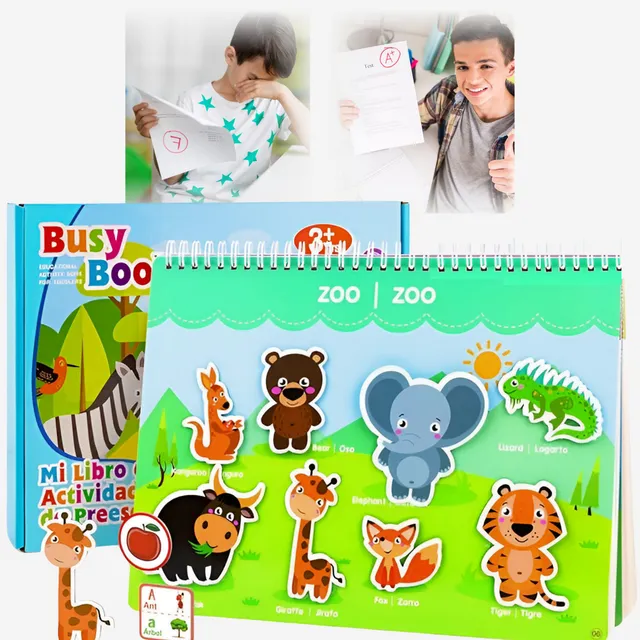 Busy Book , Libro Montessori De Aprendizaje