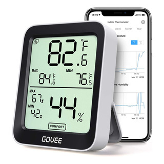 Termómetro Higrómetro Bluetooth Inteligente Govee Con Notificación Termómetro Higrómetro Bluetooth Inteligente Govee Con Notificación