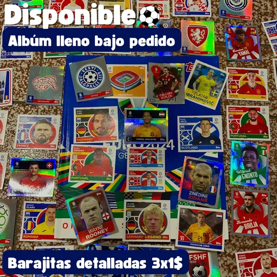 Album Topps Eurocopa 2024 Completo