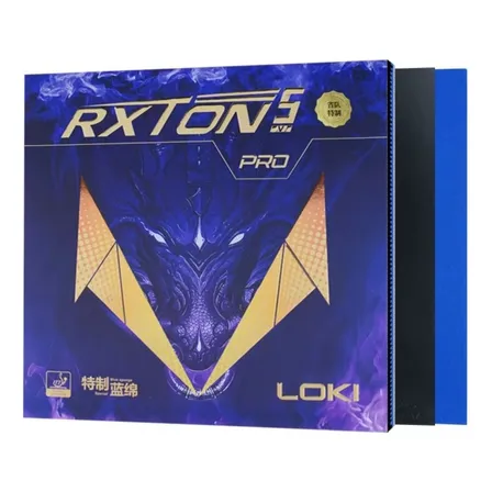 Goma Loki Rxton5 Pro Tenis De Mesa O Ping Pong Color Negro Negro No Aplica