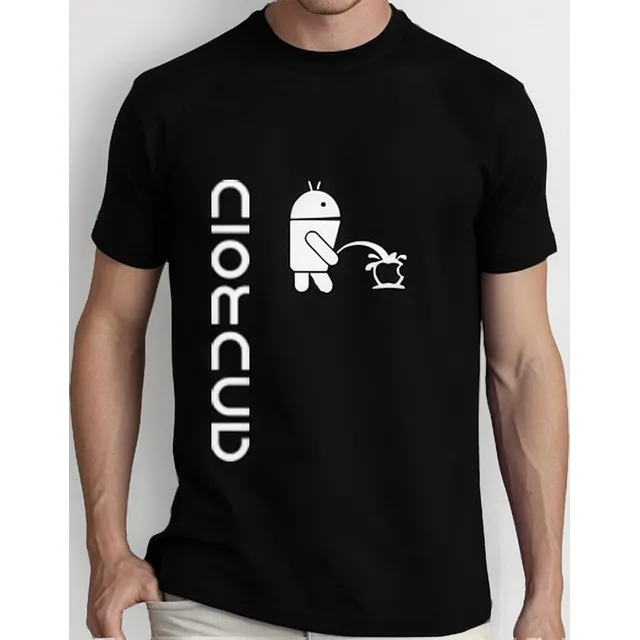 Playera Android Vs Apple