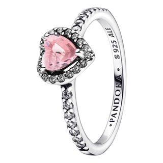 Anillo Corazón Rosa Brillante Panda Kit Regalo 08 Anillo Corazón Rosa Brillante Panda Kit Regalo 08