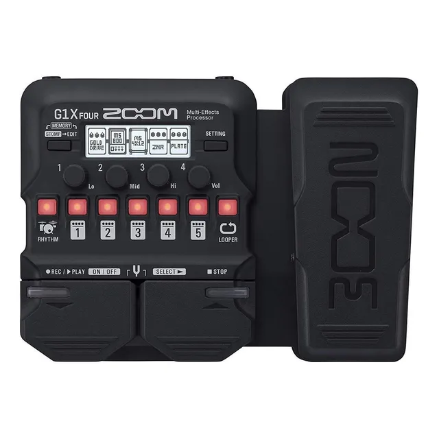 Pedal de efecto Zoom G1X Four negro