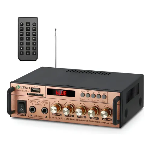 Z Amplificador Estéreo Bluetooth Fosi Audio Mc101 Home Audio