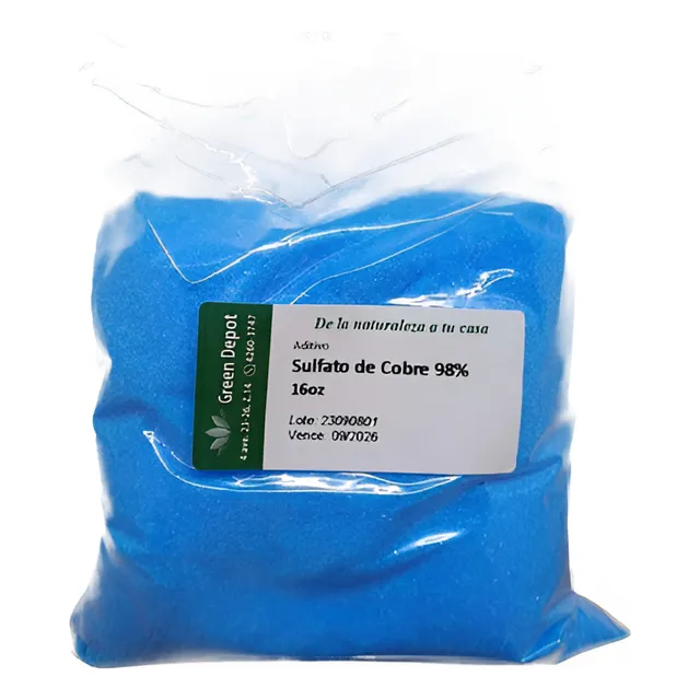 Sulfato De Cobre Alguicida Piscina Y Pesticida Importado 98%