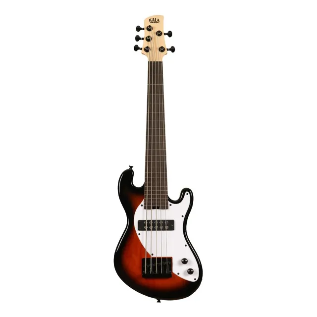 U-bass Cuerpo Sólido 5 Cuerdas Fretless Sunburst Kala