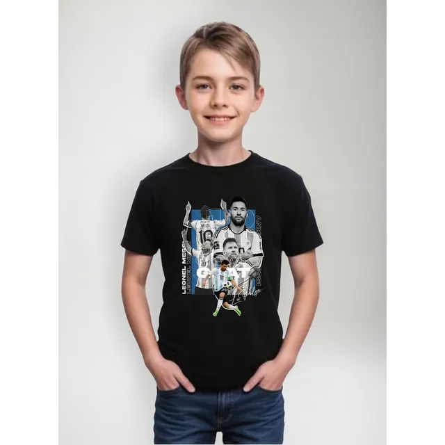 Remera Para Niños De Messi Selección Argentina