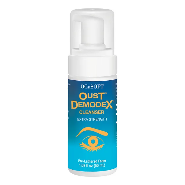 Limpiador Espuma Ocusoft Oust Demodex - Fuerza Extra - Para