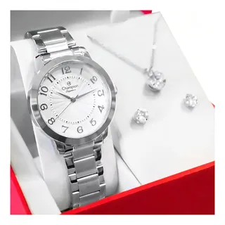 Kit RelĂłgio Feminino AnalĂłgico Champion Original Prata Cn25118q Prova DÂŽagua 50 Metros + Colar E Brincos Presente Perfeito Kit RelĂłgio Feminino AnalĂłgico Champion Original Prata Cn25118q Prova DÂŽagua 50 Metros + Colar E Brincos Presente Perfeito