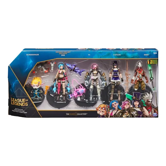 Figuras De Acción Leagues Of Legend Pack 5 Figuras 10cm
