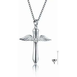 Collar Urna Alas De Ángel - Plata De Ley 925 Collar Urna Alas De Ángel - Plata De Ley 925