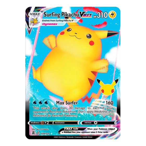 Pokemon Tcg Pikachu Vmax 09/025