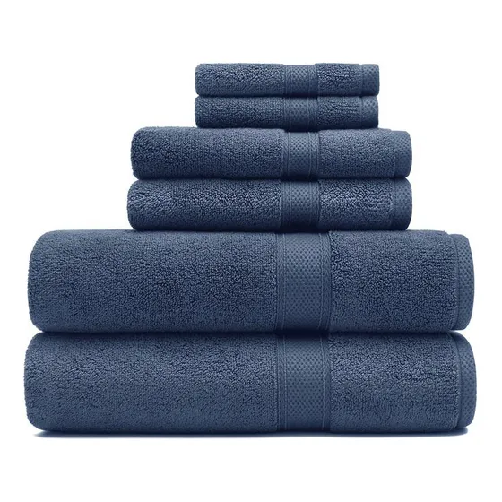 Textile Hotel Luxury Lynova 100% Algodon Mar 6 Pieza 2 Cada