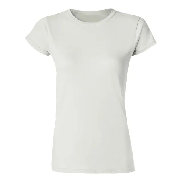 Remera Mujer Lisa Blanca Corta Por Mayor Sublimar Estampar