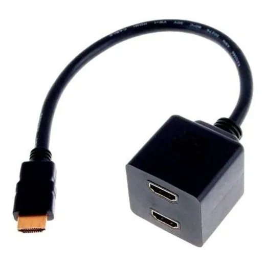 Cabo Adaptador Duplicador Hdmi Contendo