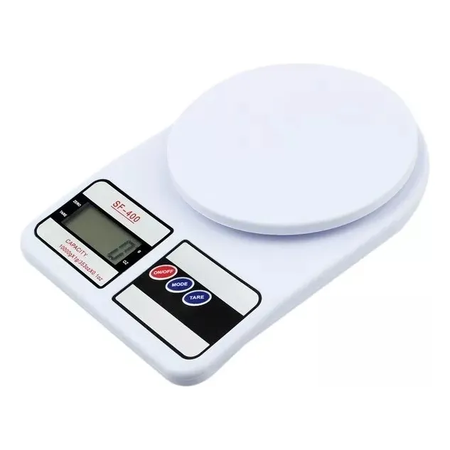 Báscula Cocina Digital Homex Alimentos Alta Precisión 5kg Capacidad máxima 10 kg Color Blanco