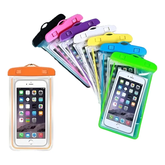 Funda Impermeable Para Celular Sumergible O Para Lluvia