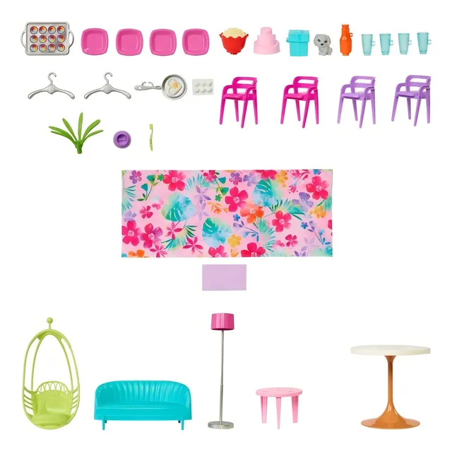 Casa De Muñecas Barbie Malibu Color Multicolor