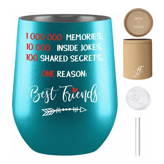 Fancyfams Regalo Amistad Para Mejor Amiga Mujer Hermana Vaso