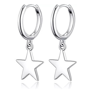 Aretes De Plata 925 Con Diseño De Moda Estrella Para Mujer Aretes De Plata 925 Con Diseño De Moda Estrella Para Mujer