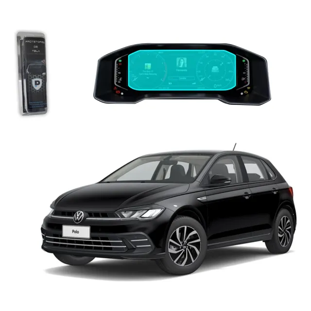 Película De Proteção Velocímetro Vw Polo 10.25 Pol Em Ppf