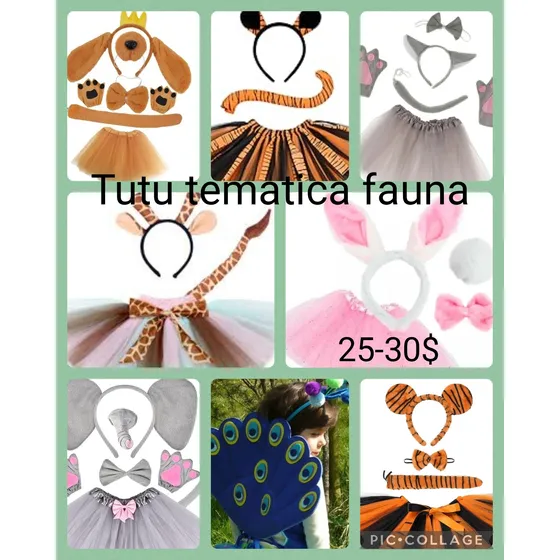 Tutu Flora Y Fauna Disfraz