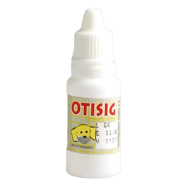 Sigma Otisig 10ml Solución Ótica Para Perros Y Gatos Otitis