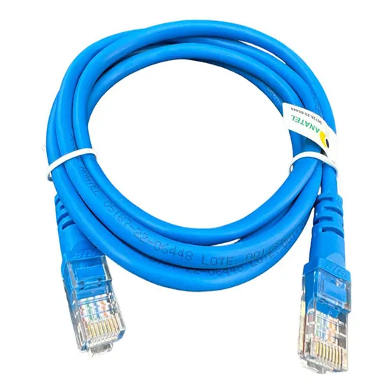 Patch Cord Cat6 1,5m Certifica Cabo De Rede Com 10 Unidades