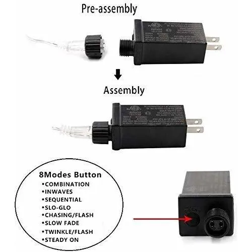 Luz Extralarga 500 Led Para Exterior Transparente 8