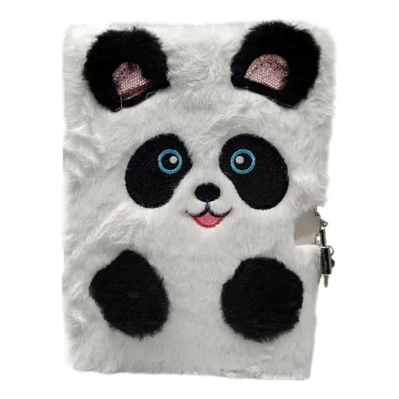 Diario Intimo Panda Peluche 80 Hojas Tapa Dura 37009