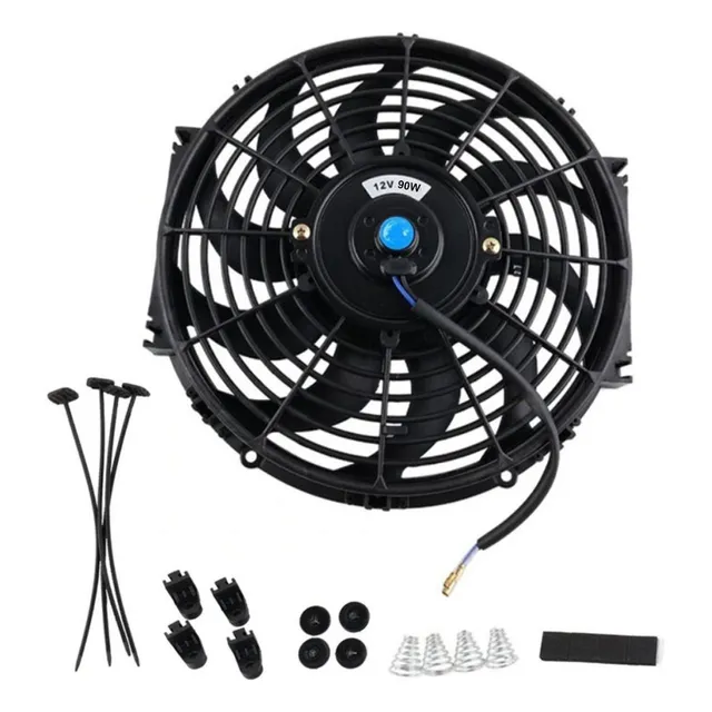 14 Ventiladores Universales Para Coche, 90 W, 12 V, Con Kit 