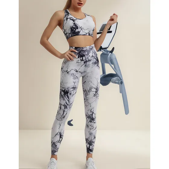 Conjunto Deportivo Mujer Calza Larga Top Armado Premium