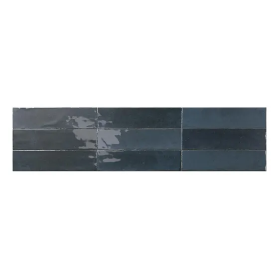 Revestimiento Decorativo Dune Agadir Porcelanico Lago 7x28cm Azul