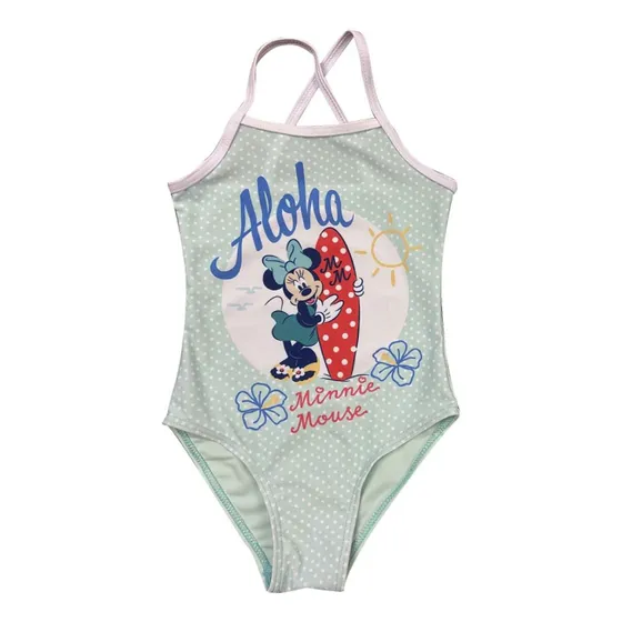 Malla Entera Traje Baño Infantil Talles 2 Al 10 Minnie Mouse