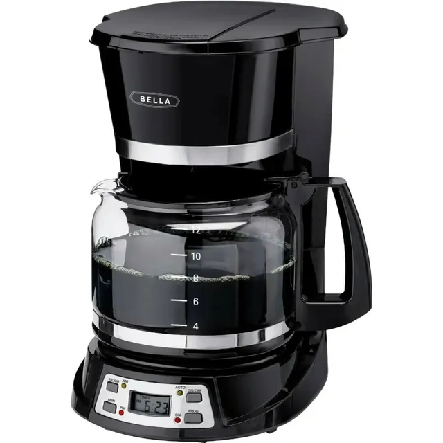 Cafetera Programable De 12 Tazas Con Filtro Permanente Bella
