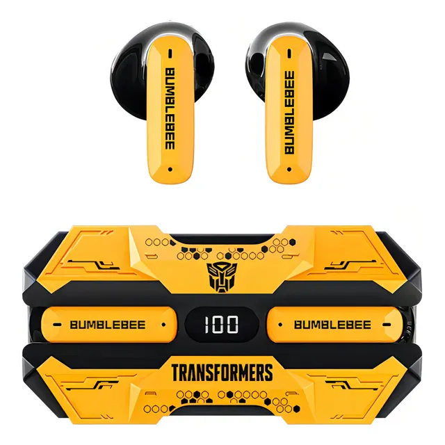 Audífonos Inalámbricos Tws Transformers Tf-t51 Amarillo