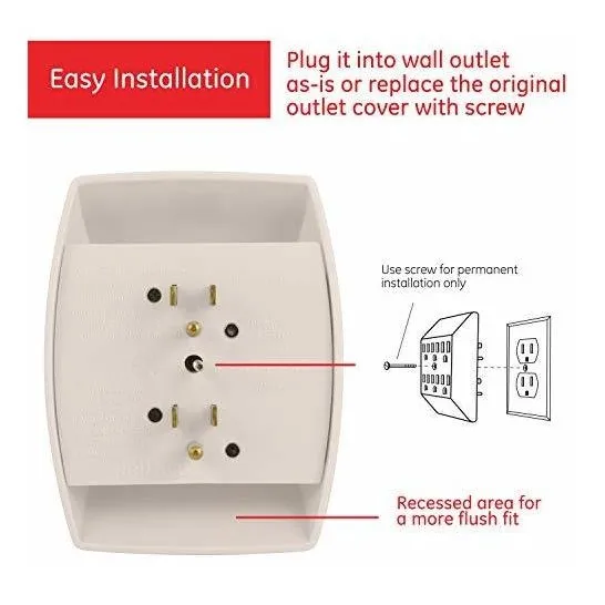 Herramienta Ge Adaptador Pared 6 Conectors Color