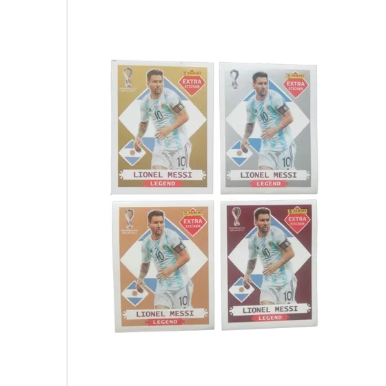 Panini Extra Stikers De Messi (set X 4 Laminas) 
