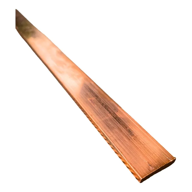 Barra Chata De Cobre 1/2 X 1/8 (12.7mm X 3mm) X 50 Cm 97a