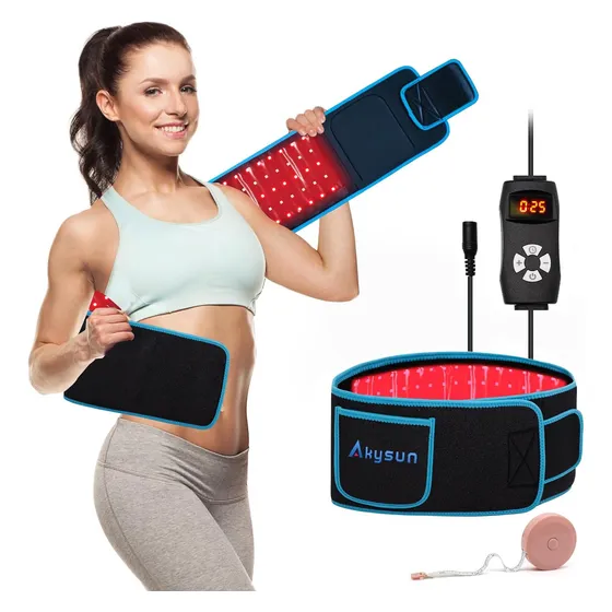 Cinturón De Terapia De Luz Roja Para Cuerpo Con Temporizador